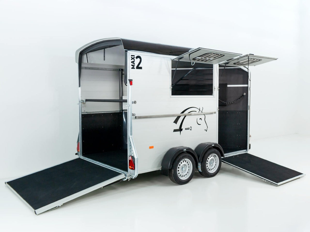 Cheval Liberte Pferdeanhänger MAXI 2|schwarz-Neu