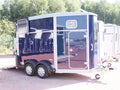 Ifor Williams Pferdeanhänger HB511|Sattelkammer|blau|-Neu