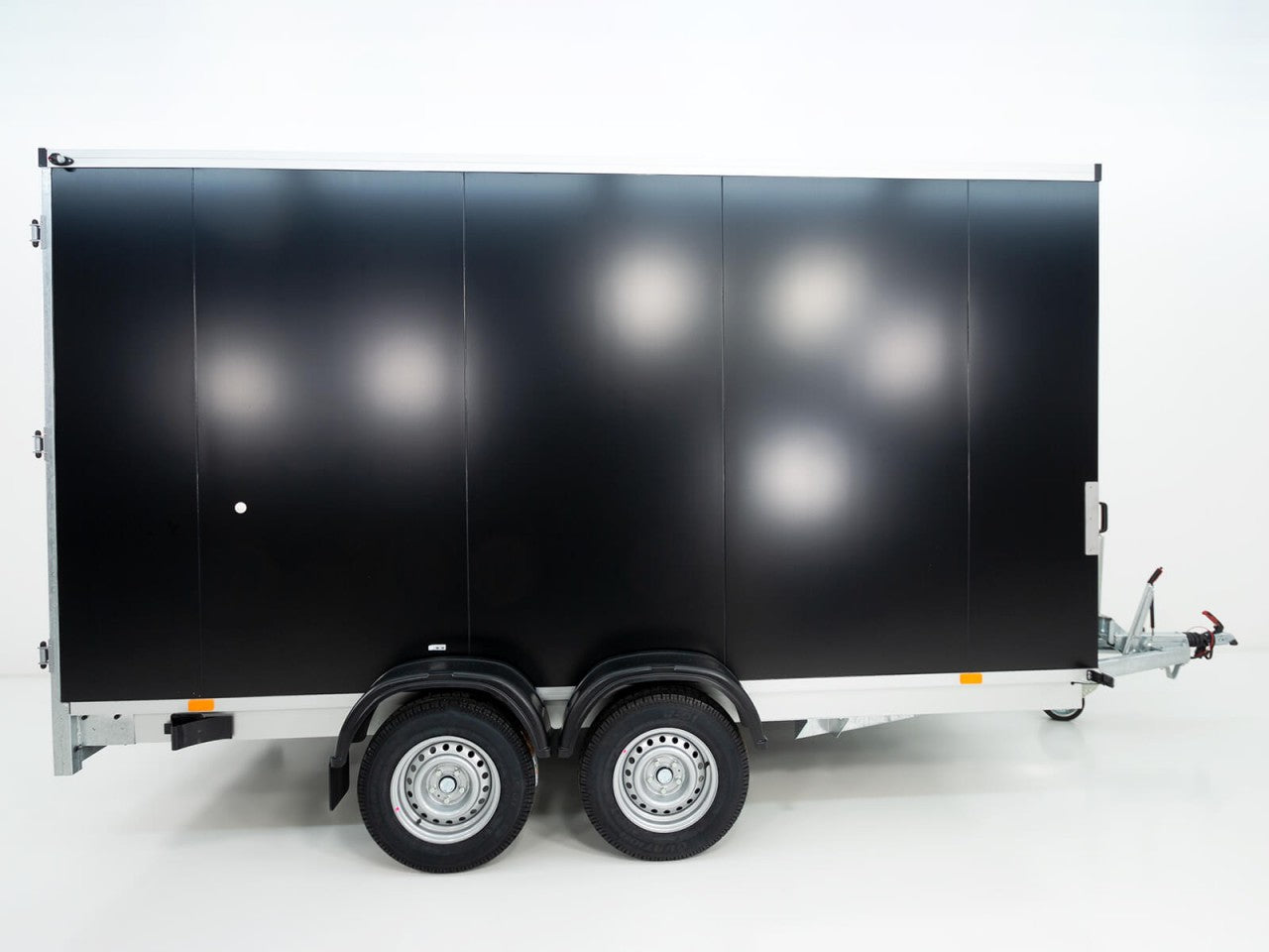 Vezeko Kofferanhänger 204x405cm Höhe:205cm 2,7t|schwarz-Neu