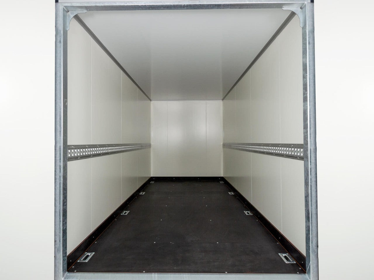 Vezeko Kofferanhänger 184x405cm Höhe:205cm 2,7t|Rampe|schwarz-Neu
