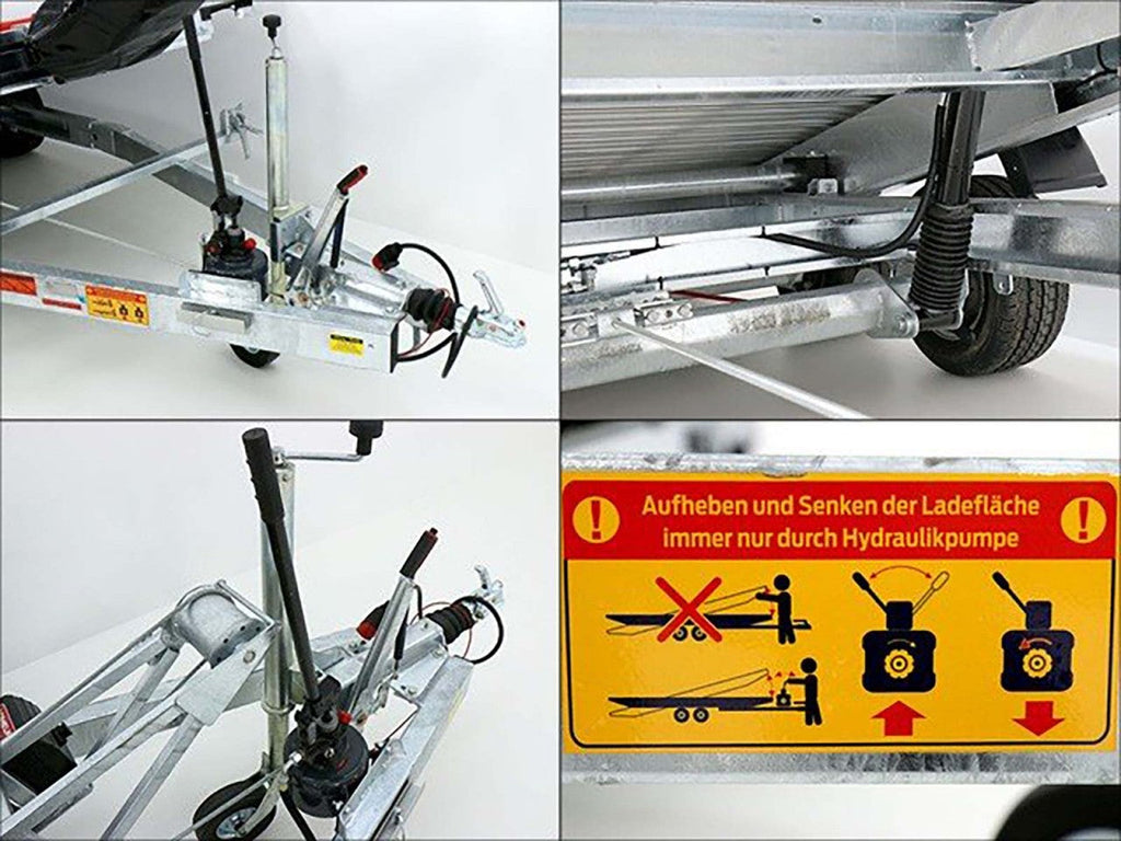 Vezeko Autotrailer Race Master Maxi Profi 209x502cm 3,0t|E-Winde-Neu