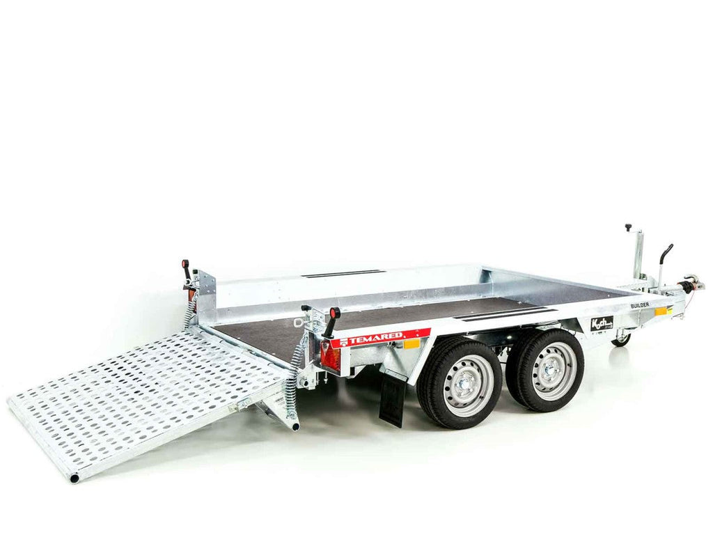 Temared Baumaschinenanhänger Builder 153x260cm 2,7t|Rampe-Neu