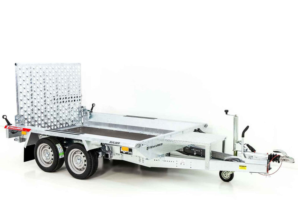 Temared Baumaschinenanhänger Builder 153x260cm 2,7t|Rampe-Neu
