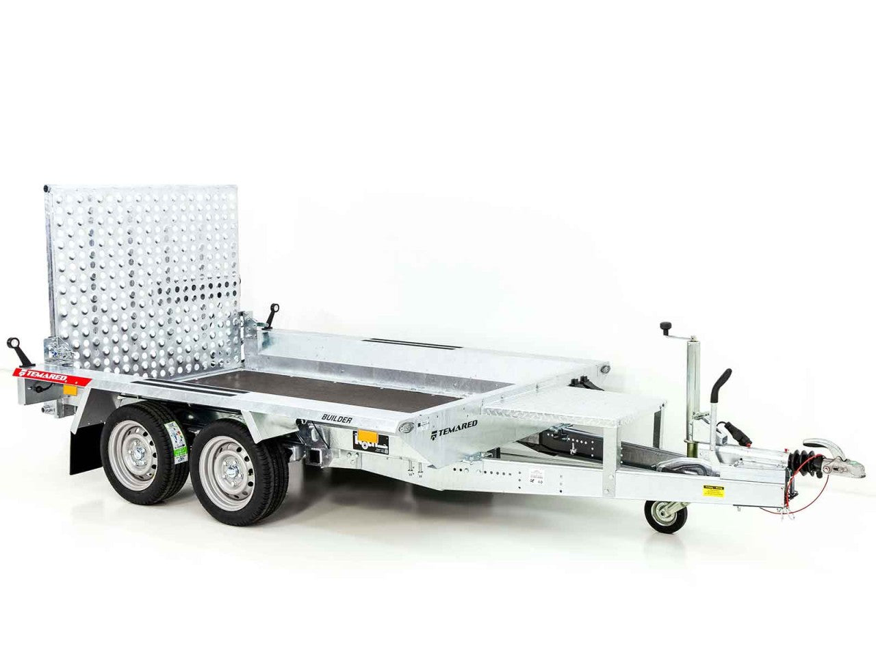 Temared Baumaschinenanhänger Builder 153x260cm 2,7t|Rampe-Neu