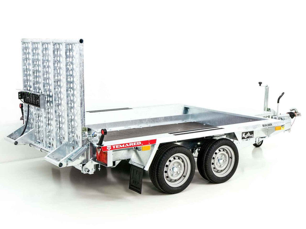 Temared Baumaschinenanhänger Builder 153x260cm 2,7t|Rampe-Neu