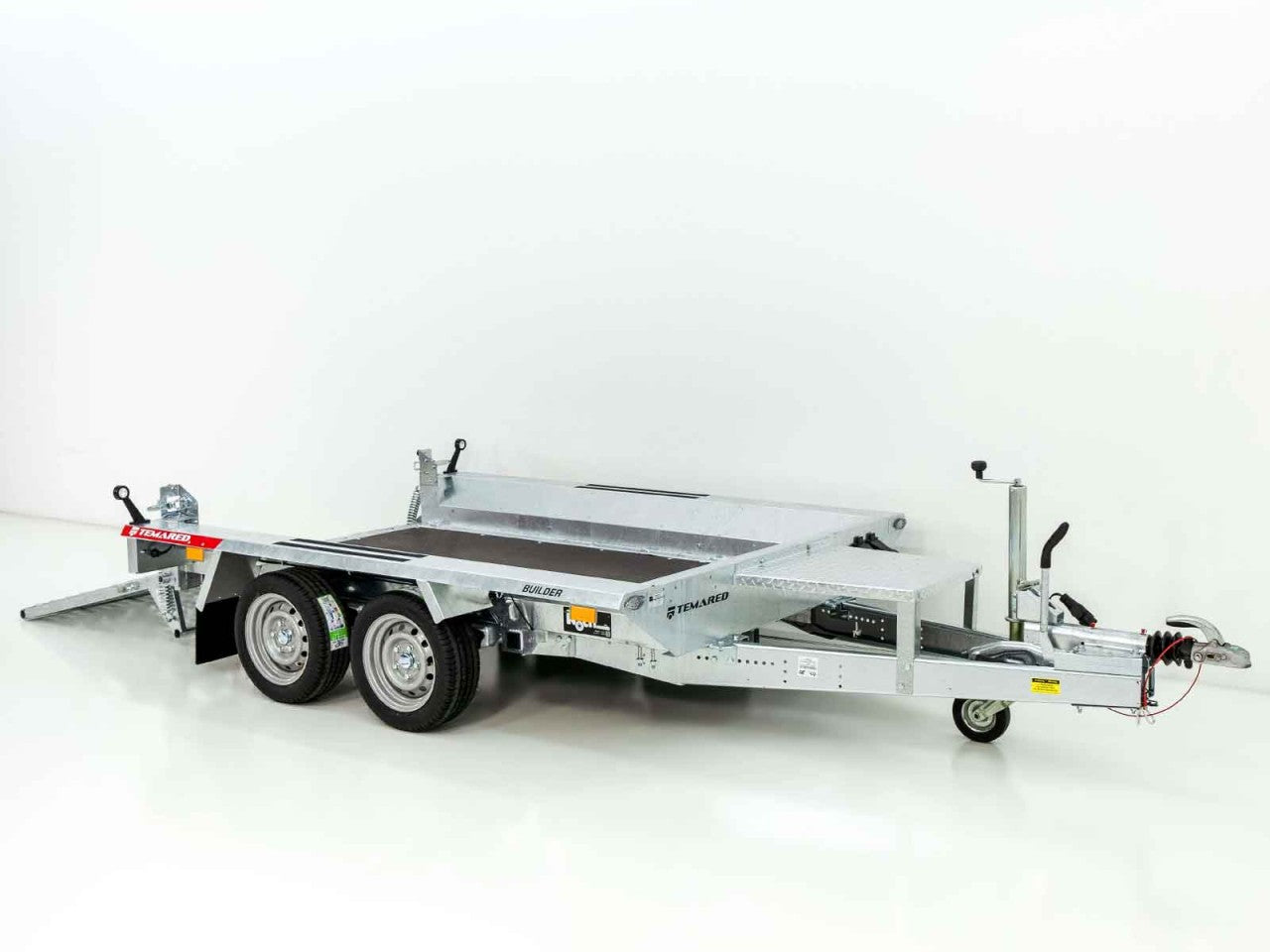 Temared Baumaschinenanhänger Builder 153x260cm 2,7t|Rampe-Neu
