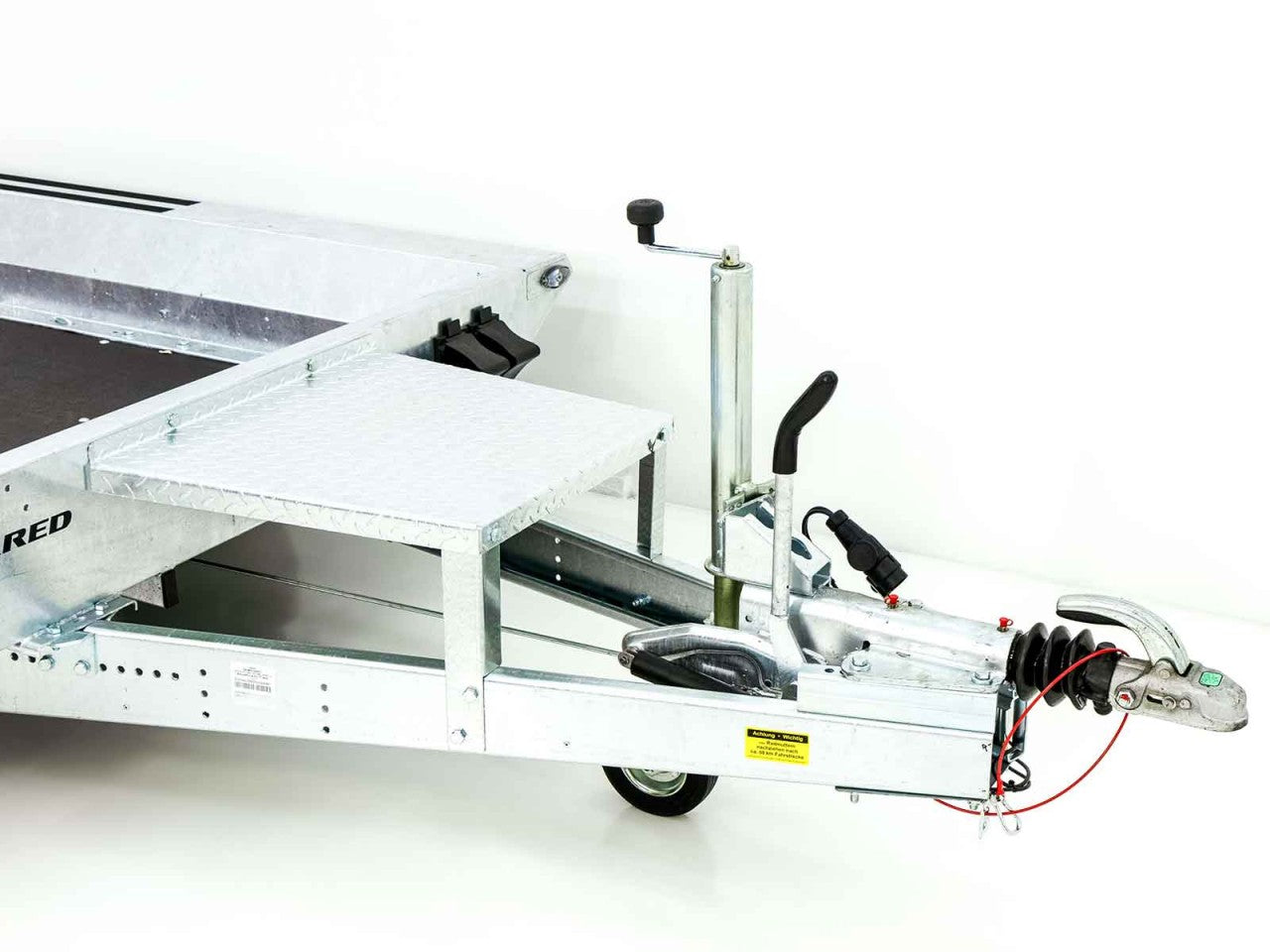 Temared Baumaschinenanhänger Builder 153x260cm 2,7t|Rampe-Neu