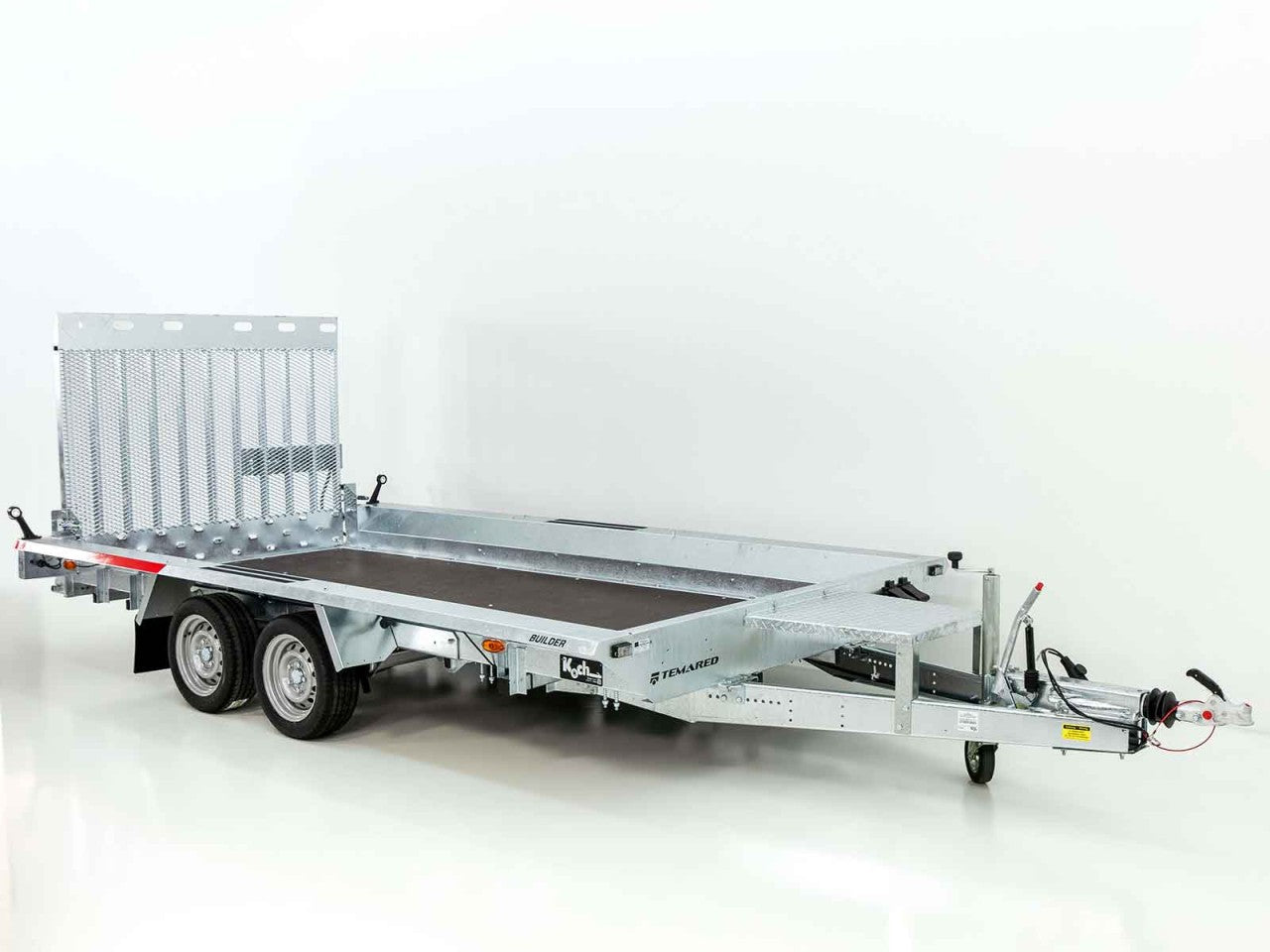 Temared Baumaschinenanhänger Builder 183x400cm 3,5t|Rampe-Neu