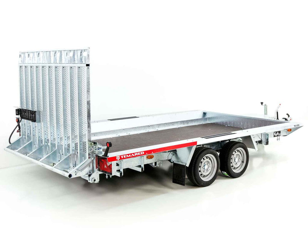 Temared Baumaschinenanhänger Builder 183x400cm 3,5t|Rampe-Neu