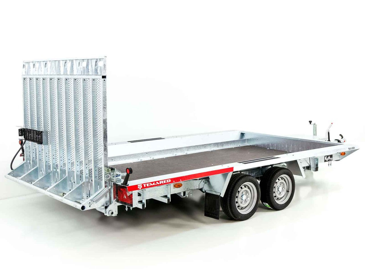 Temared Baumaschinenanhänger Builder 183x400cm 3,5t|Rampe-Neu