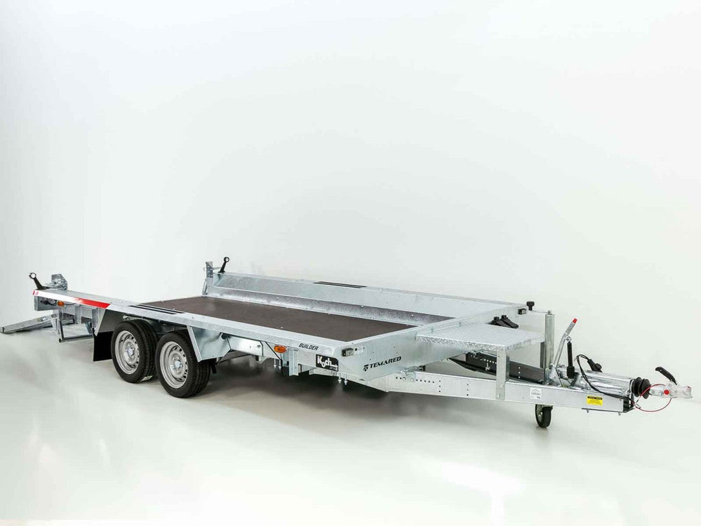 Temared Baumaschinenanhänger Builder 183x400cm 3,5t|Rampe-Neu