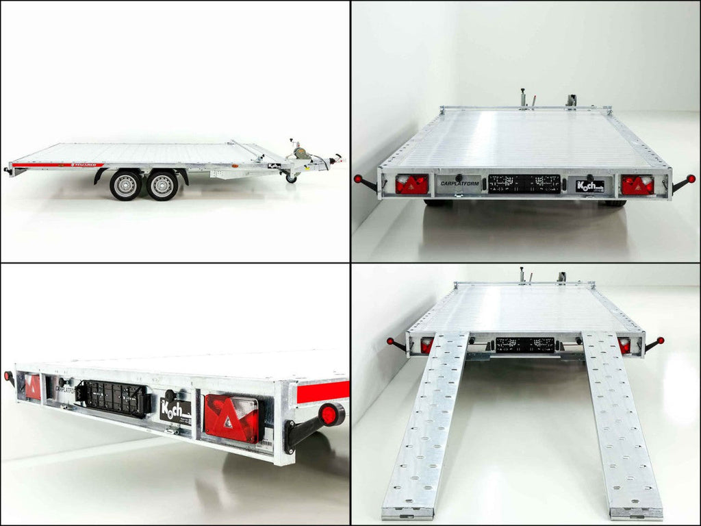 Temared Autotrailer CARLU 4521-S Aluboden 215x450cm 3,5t-Neu