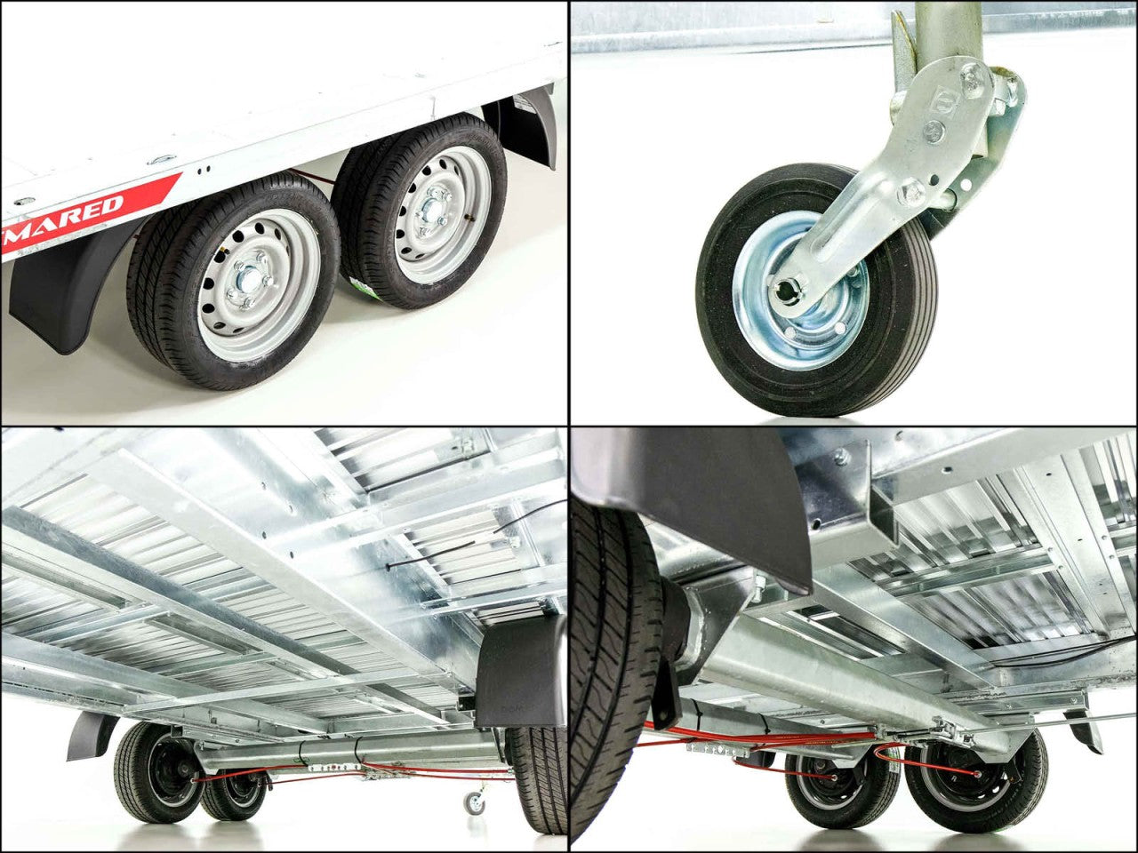 Temared Autotrailer CARLU 4521-S Aluboden 215x450cm 3,5t-Neu