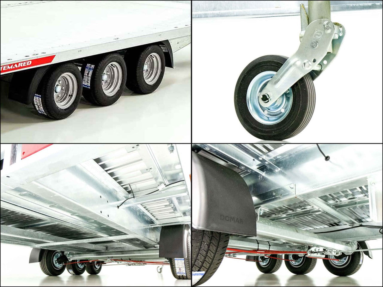 Temared Autotrailer CARLU 5121-S Aluboden 210x510cm 3,5t Tridem-Neu