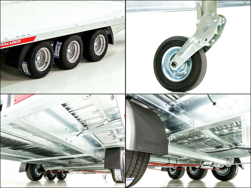 Temared Autotrailer CARLU 6021-S Aluboden 215x600cm 3,5t-Neu