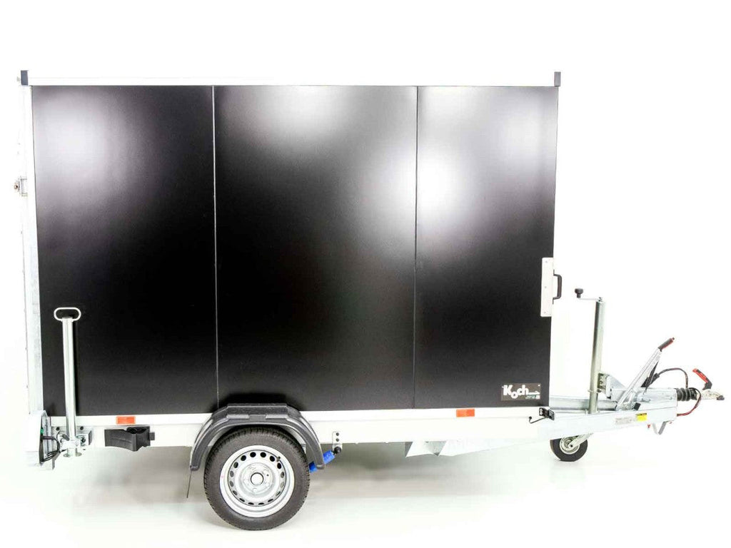 Vezeko Kofferanhänger 152x255cm Höhe:160cm 1,3t|schwarz-Neu