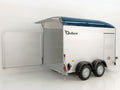 Debon Kofferanhänger C500 164x300cm H:200cm 2,0t|Alu|Polybug|Tür|blau-Neu