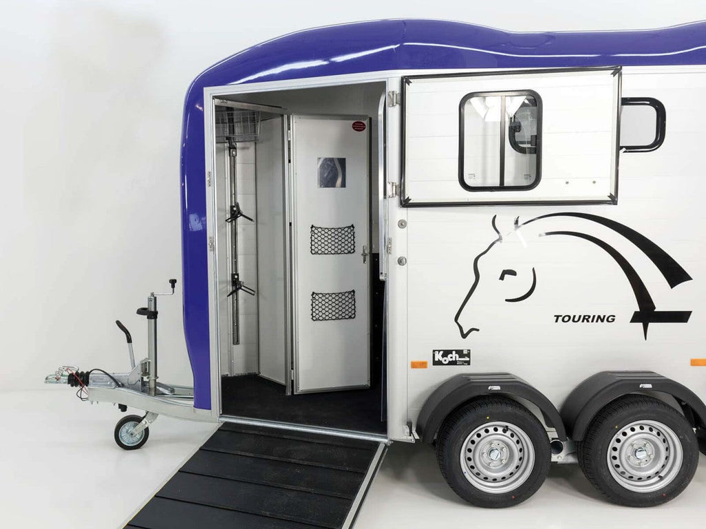 Cheval Liberte Pferdeanhänger Touring Country|Sattelkammer|Frontausstieg|blau-Neu