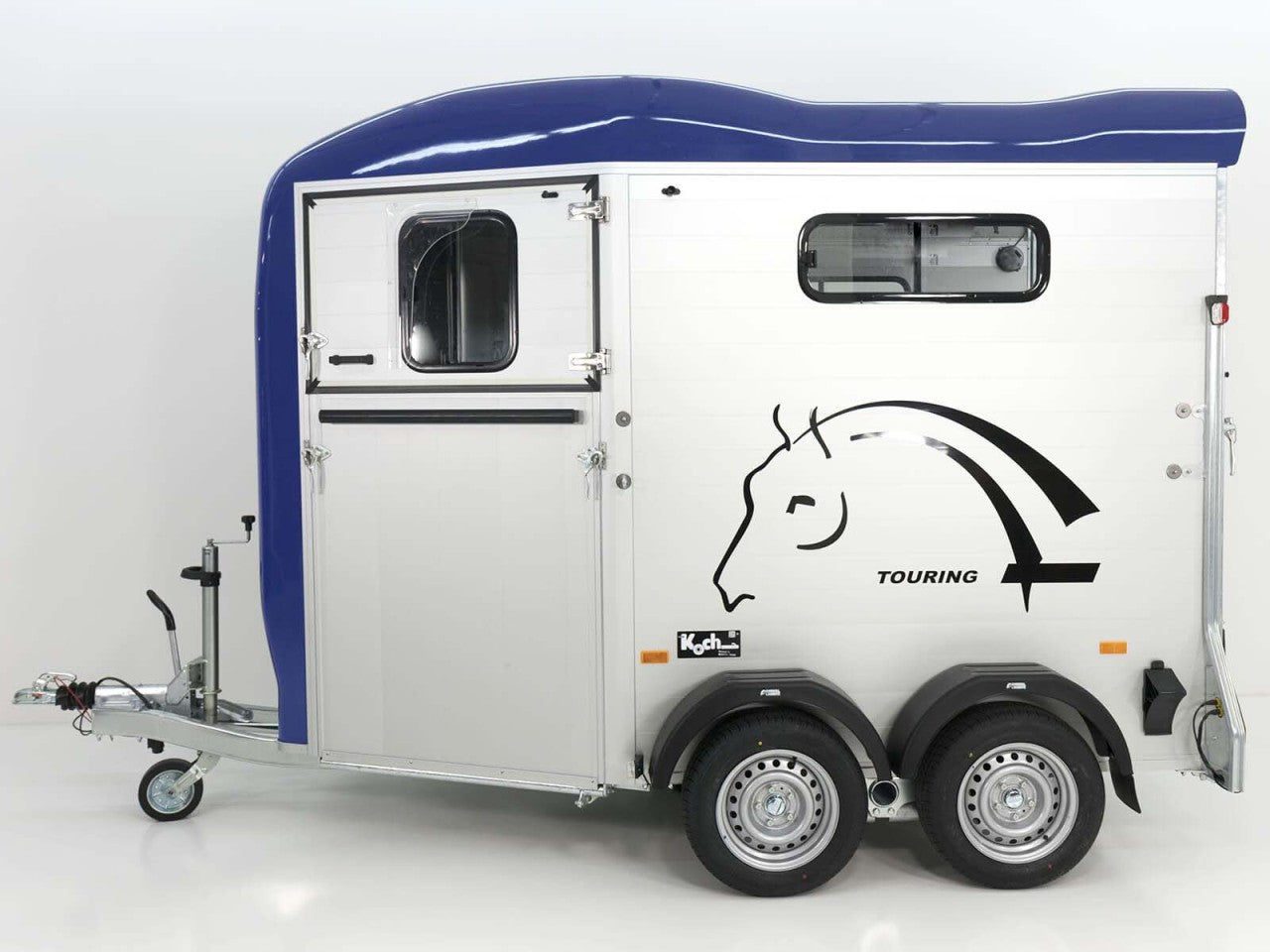 Cheval Liberte Pferdeanhänger Touring Country|Sattelkammer|Frontausstieg|blau-Neu