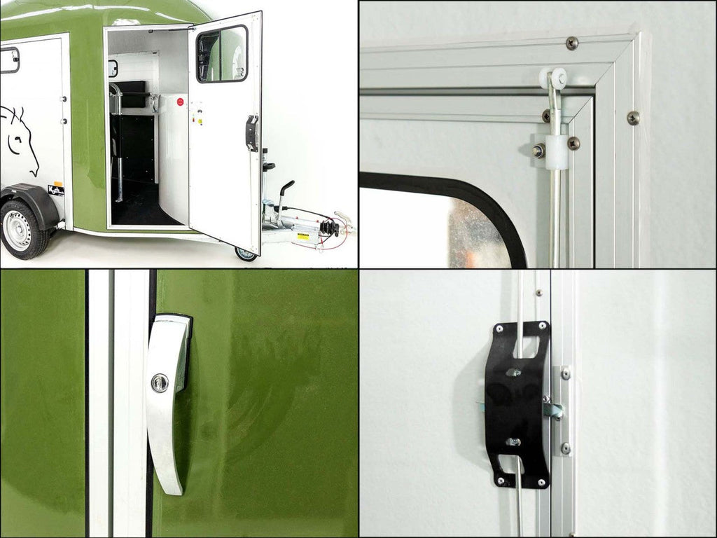 Cheval Liberte Pferdeanhänger GOLD 3|Pullman 2|Sattelkammer|olivgrün-Neu