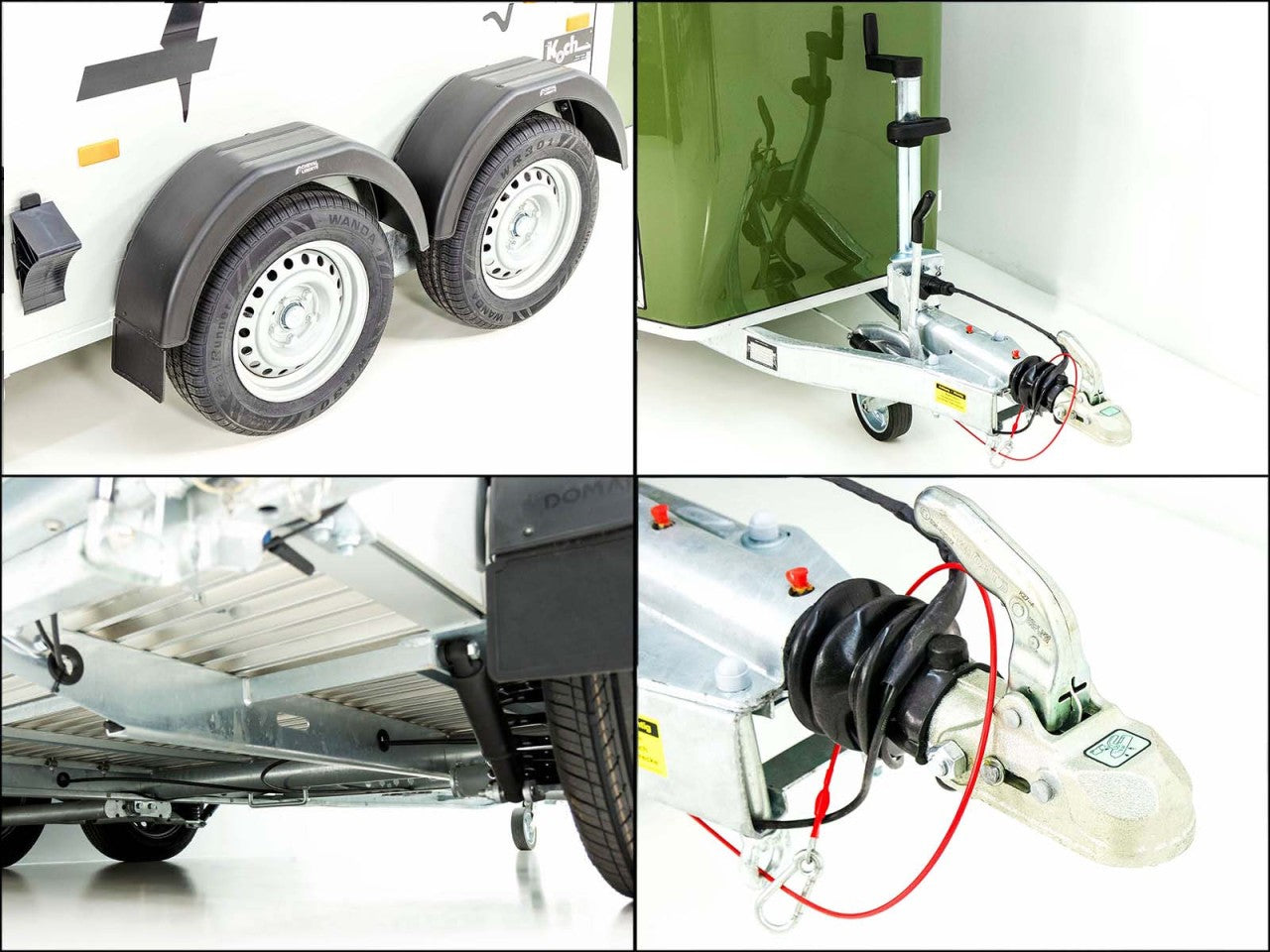 Cheval Liberte Pferdeanhänger GOLD 3|Pullman 2|Sattelkammer|olivgrün-Neu