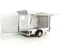 Debon Kofferanhänger C300 Sandwich 148x295cm H:190cm 1,3t|Alu|Polybug|Tür|Klappe|weiß-Neu