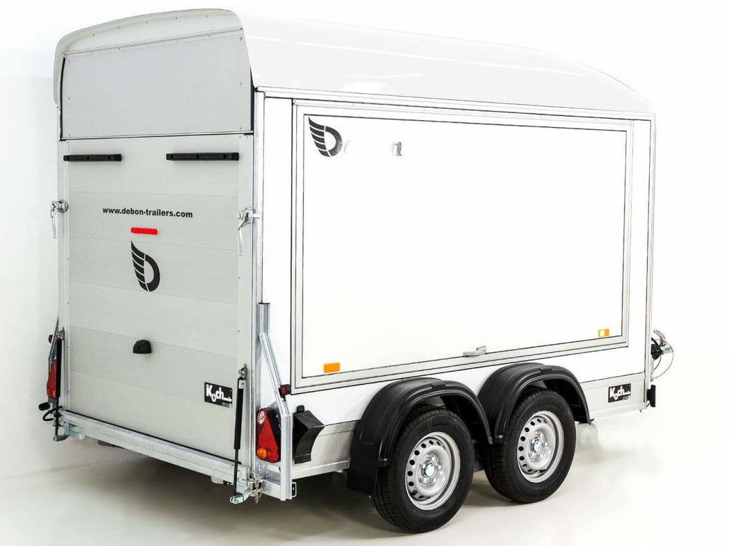Debon Kofferanhänger C500 Sandwich 164x300cm H:200cm 2,0t|Alu|Polybug|Tür|weiß-Neu