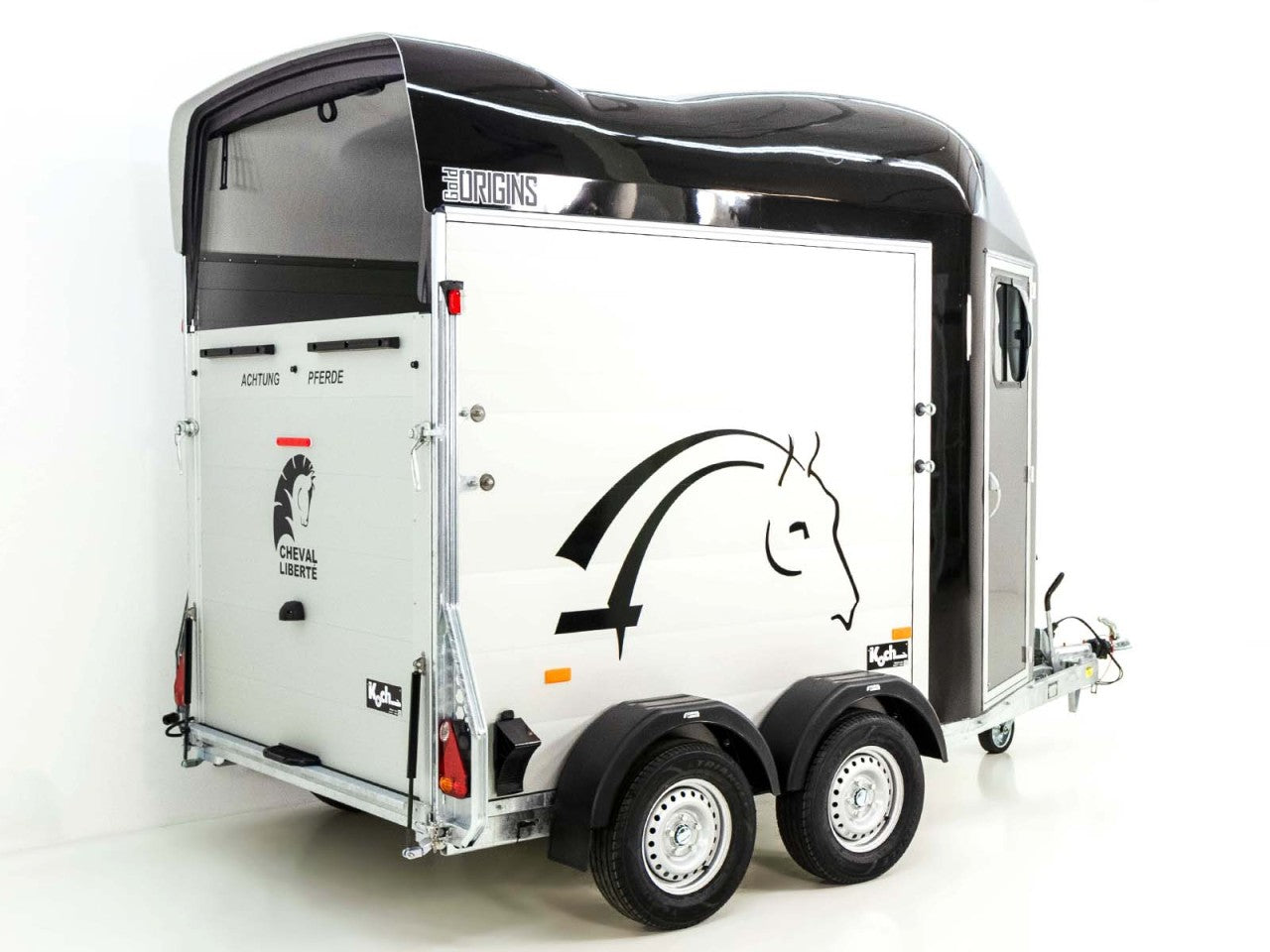 Cheval Liberte Pferdeanhänger GOLD Origins|Sattelkammer|schwarz-Neu