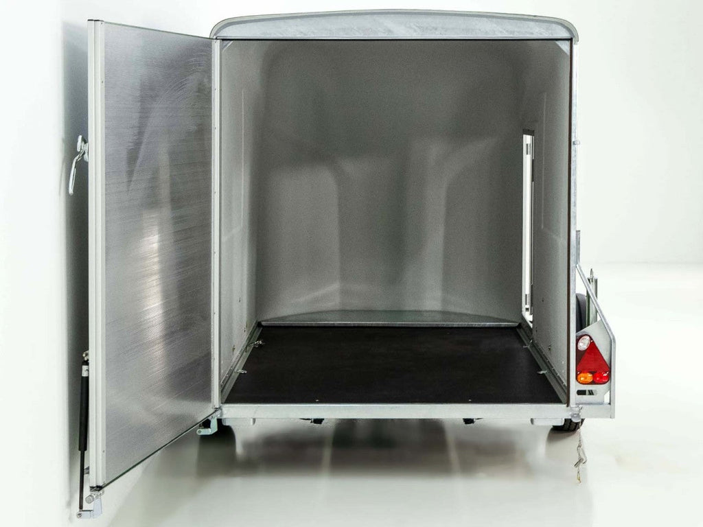 Debon Kofferanhänger Cargo 1300 Vollpoly 150x290cm H:160cm|Tür|olivgrün-Neu