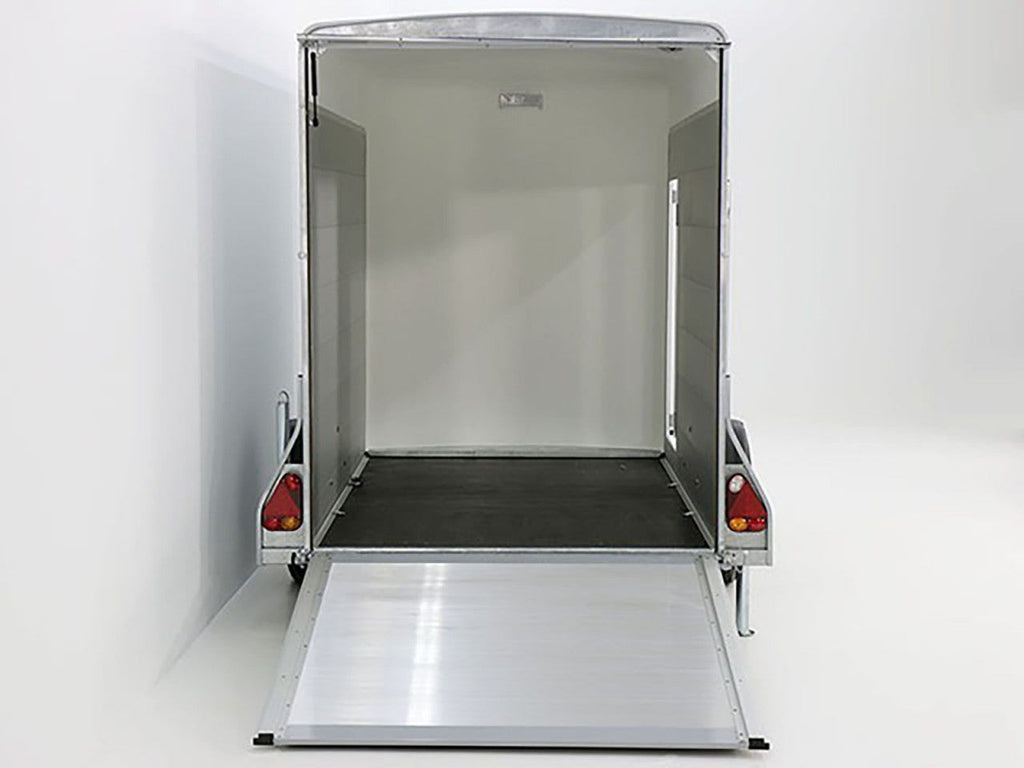 Debon Kofferanhänger C300 148x295cm H:190cm 1,3t Alu, Polybug|Tür|olivgrün-Neu