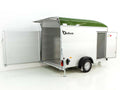 Debon Kofferanhänger C400 164x315cm H:200cm 1,3t|Alu, Polybug|Tür|olivgrün-Neu
