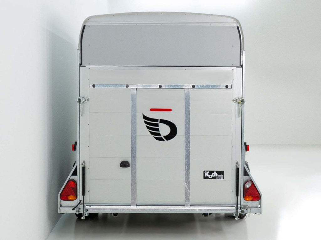 Debon Kofferanhänger Cargo C800 206x441cm H206 3,5 t|Alu|Polybug|Tür|grau-Neu