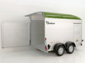 Debon Kofferanhänger C500 164x300cm H:200cm 2,6t|Alu|Polybug|Tür|olivgrün-Neu