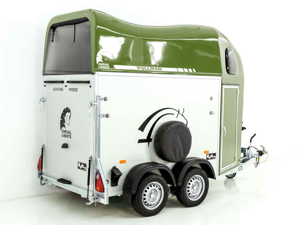 Cheval Liberte Pferdeanhänger GOLD One 1,5er| Pullman-Fahrwerk| olivgrün-Neu