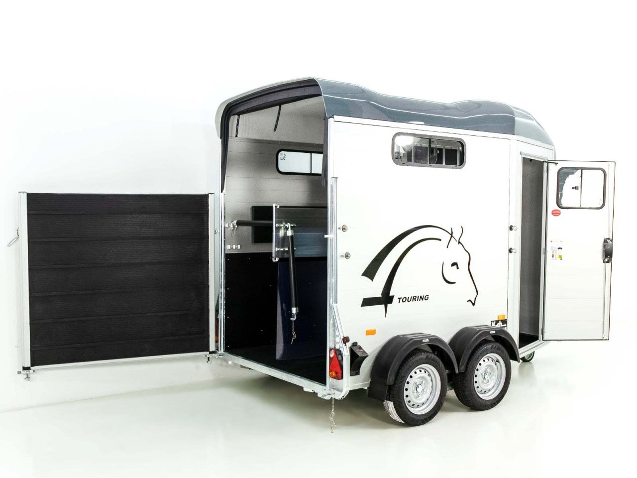 Cheval Liberte Pferdeanhänger Touring Country| Pullman-Fahrwerk| Frontausstieg| grau-Neu