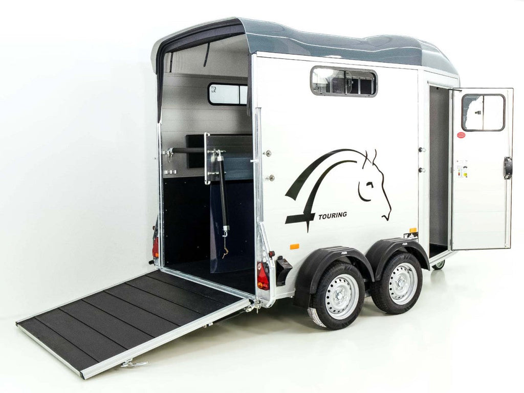 Cheval Liberte Pferdeanhänger Touring Country| Pullman-Fahrwerk| Frontausstieg| grau-Neu