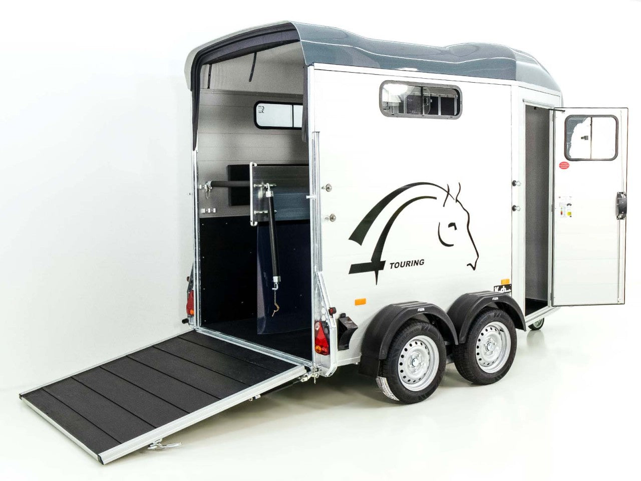Cheval Liberte Pferdeanhänger Touring Country| Pullman-Fahrwerk| Frontausstieg| grau-Neu