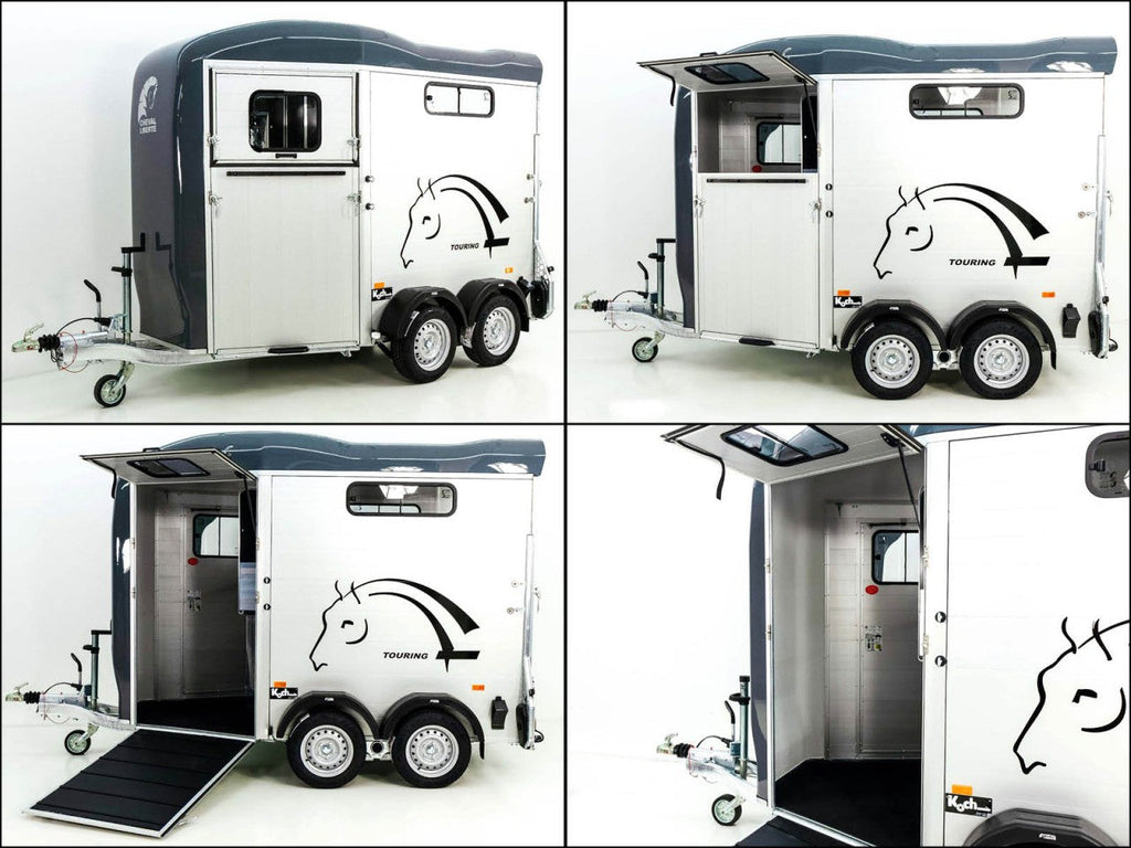 Cheval Liberte Pferdeanhänger Touring Country| Pullman-Fahrwerk| Frontausstieg| grau-Neu