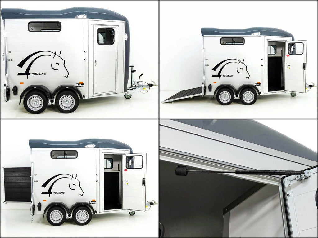Cheval Liberte Pferdeanhänger Touring Country| Pullman-Fahrwerk| Frontausstieg| grau-Neu