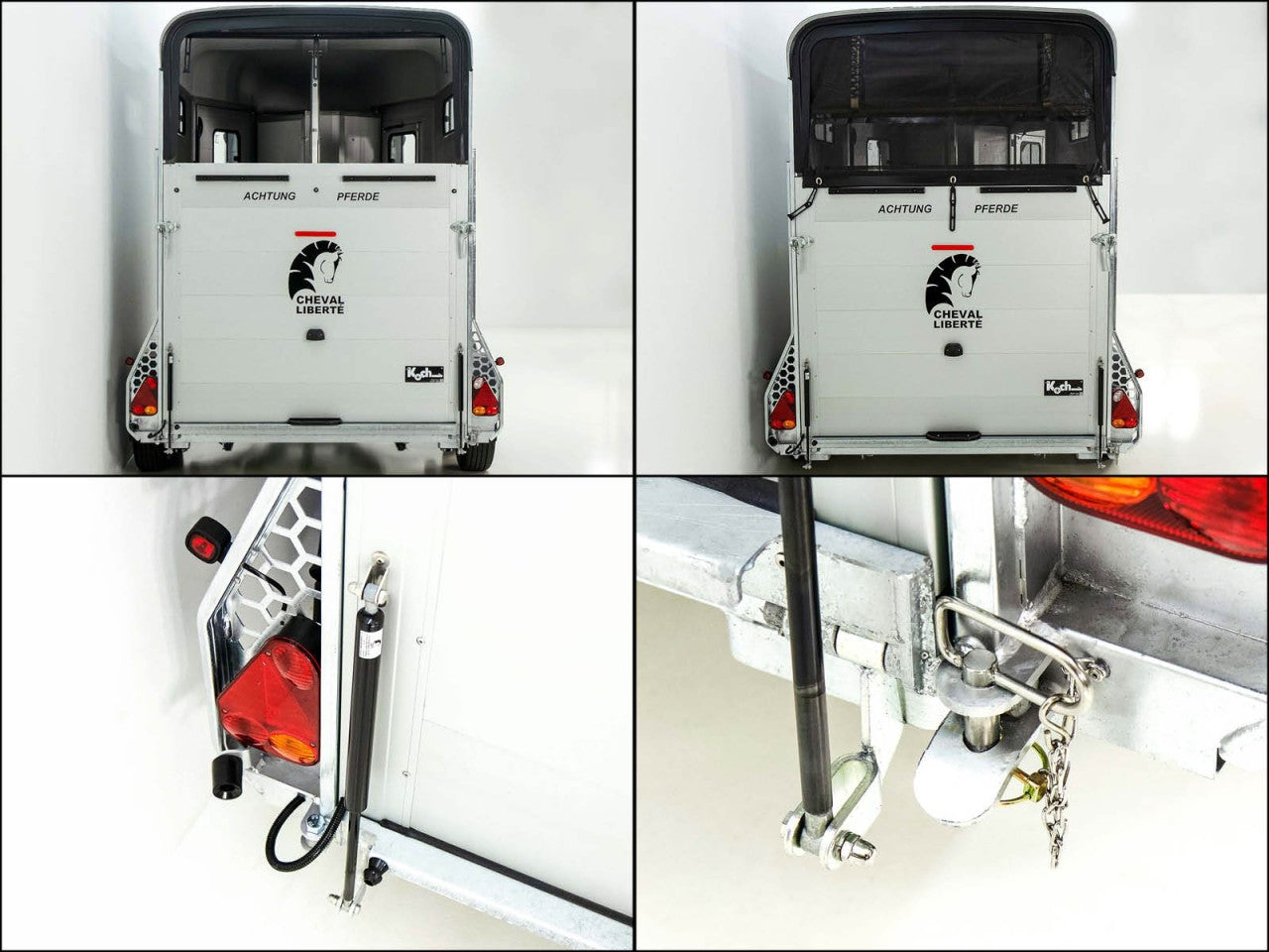 Cheval Liberte Pferdeanhänger Touring Country| Pullman-Fahrwerk| Frontausstieg| grau-Neu