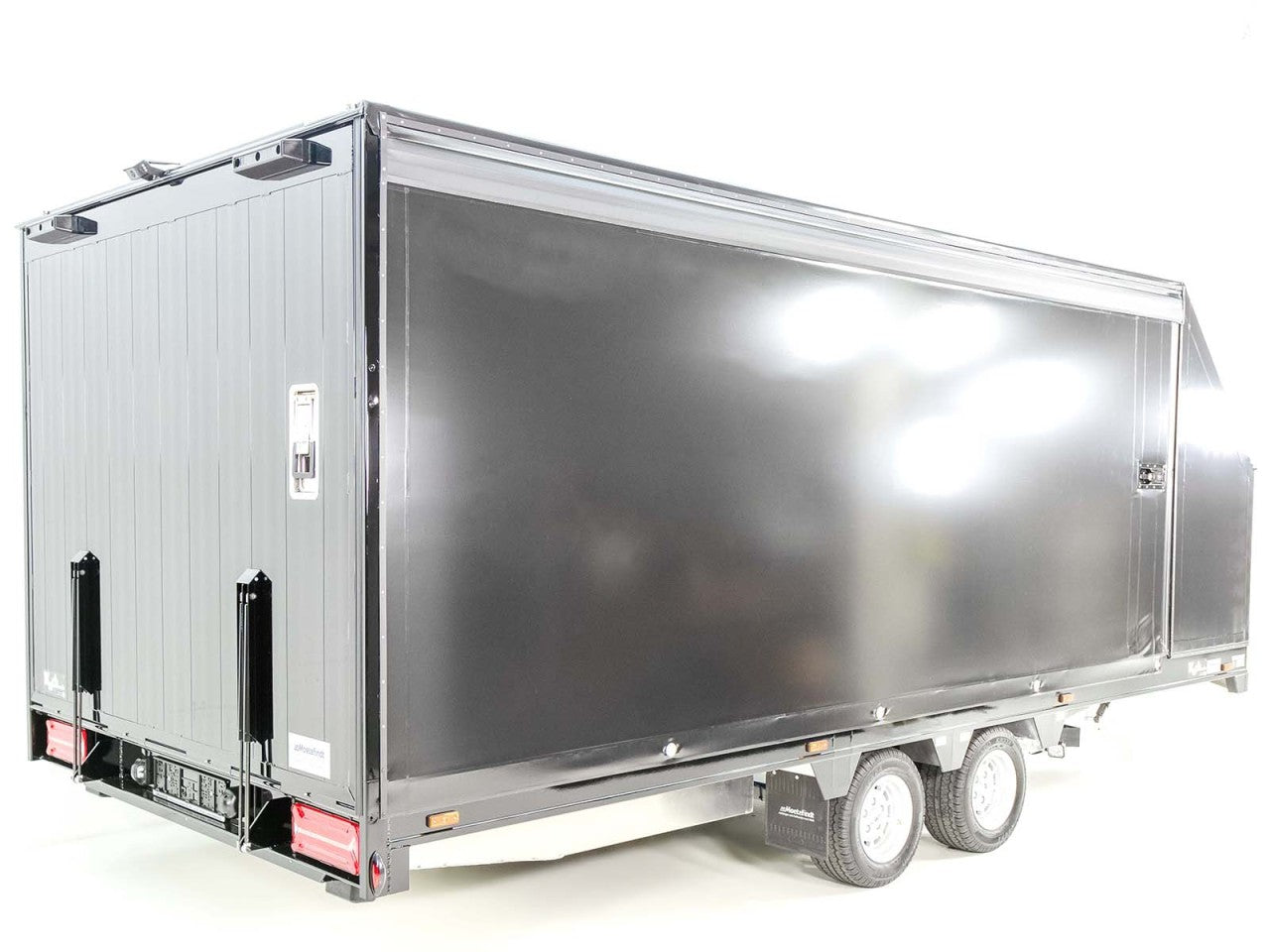 Moetefindt Autotransportanhänger Plane FTP235 235×550 3,5t H:180cm|Rückfahrlicht|Rückfahrkamera|-Neu