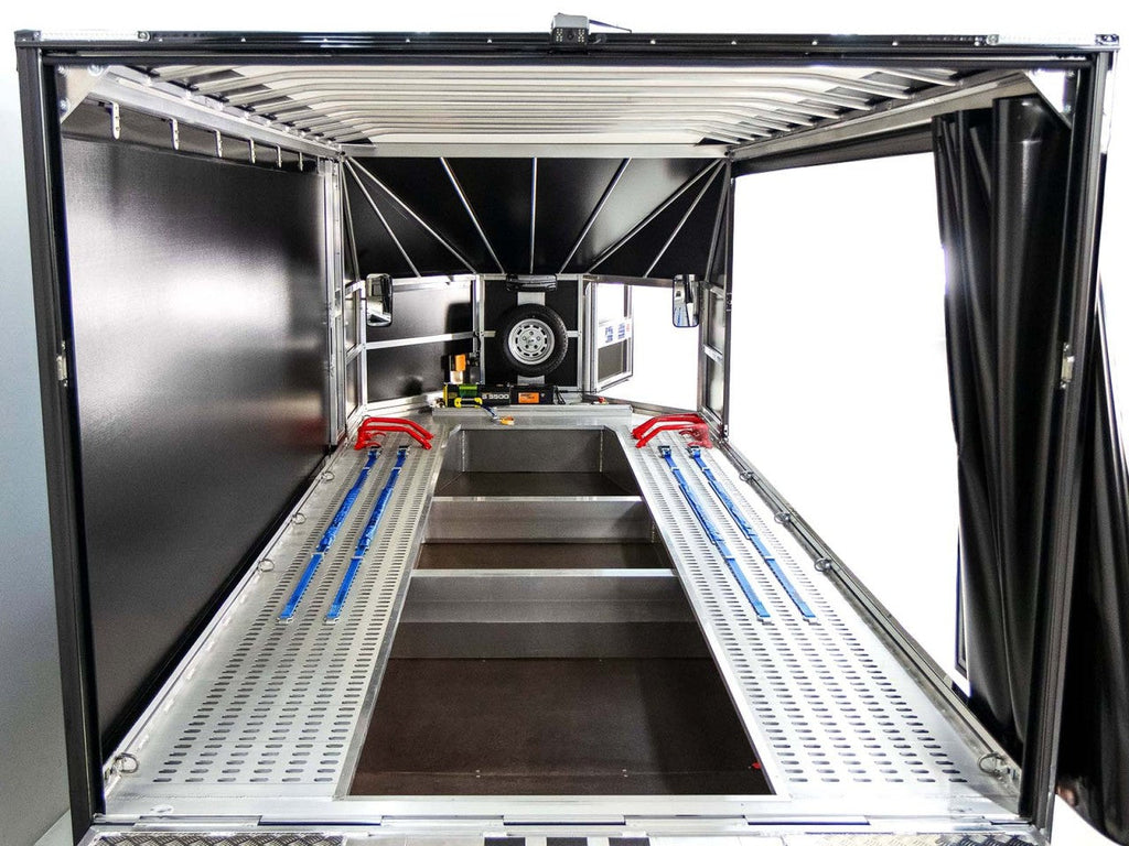 Moetefindt Autotransportanhänger Plane FTP235 235×550 3,5t H:180cm|Rückfahrlicht|Rückfahrkamera|-Neu
