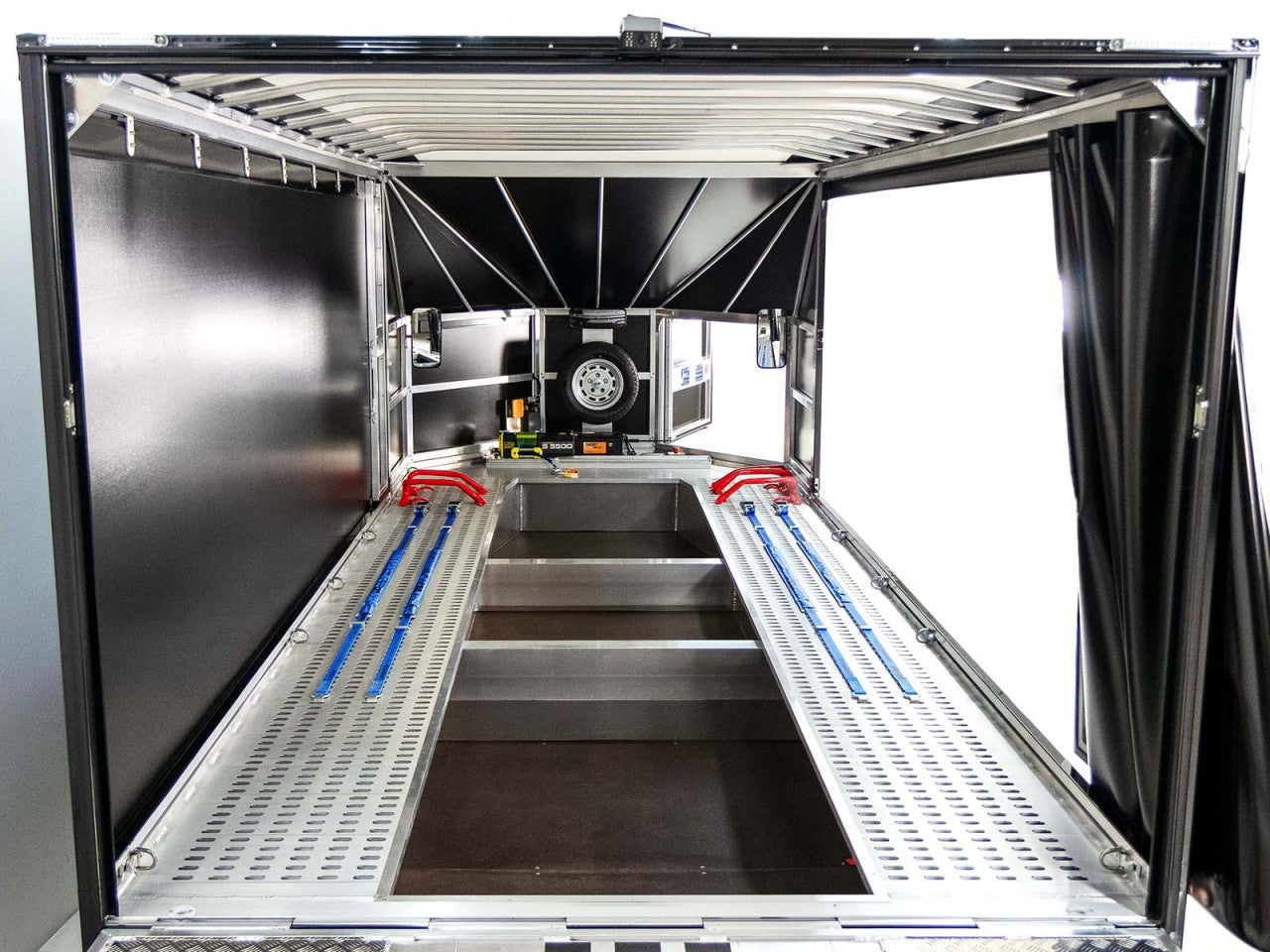 Moetefindt Autotransportanhänger Plane FTP235 235×550 3,5t H:180cm|Rückfahrlicht|Rückfahrkamera|-Neu
