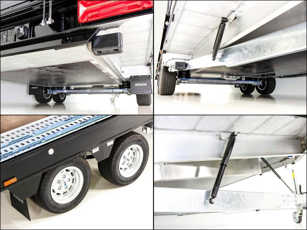 Moetefindt Autotransportanhänger Plane FTP235 235×550 3,5t H:180cm|Rückfahrlicht|Rückfahrkamera|-Neu