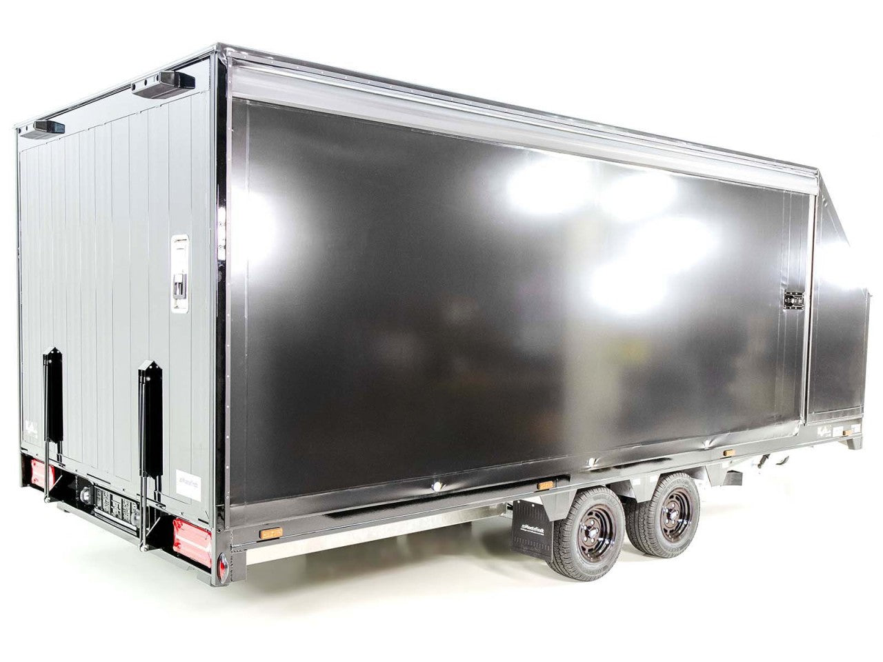 Moetefindt Autotransportanhänger Plane FTP235 235x550cm 3,5t Höhe:180cm|schwarze Felgen-Neu