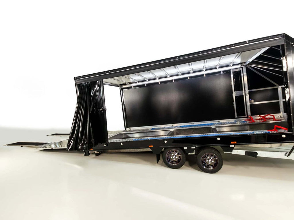 Moetefindt Autotransportanhänger Plane FTP235 235x550cm 3,5t Höhe:180cm|schwarze Felgen-Neu