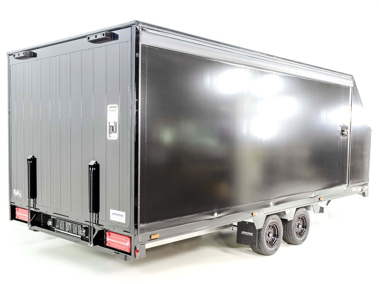 Moetefindt Autotransportanhänger Plane FTP235 235x550cm 3,5t Höhe:180cm|schwarze Felgen-Neu