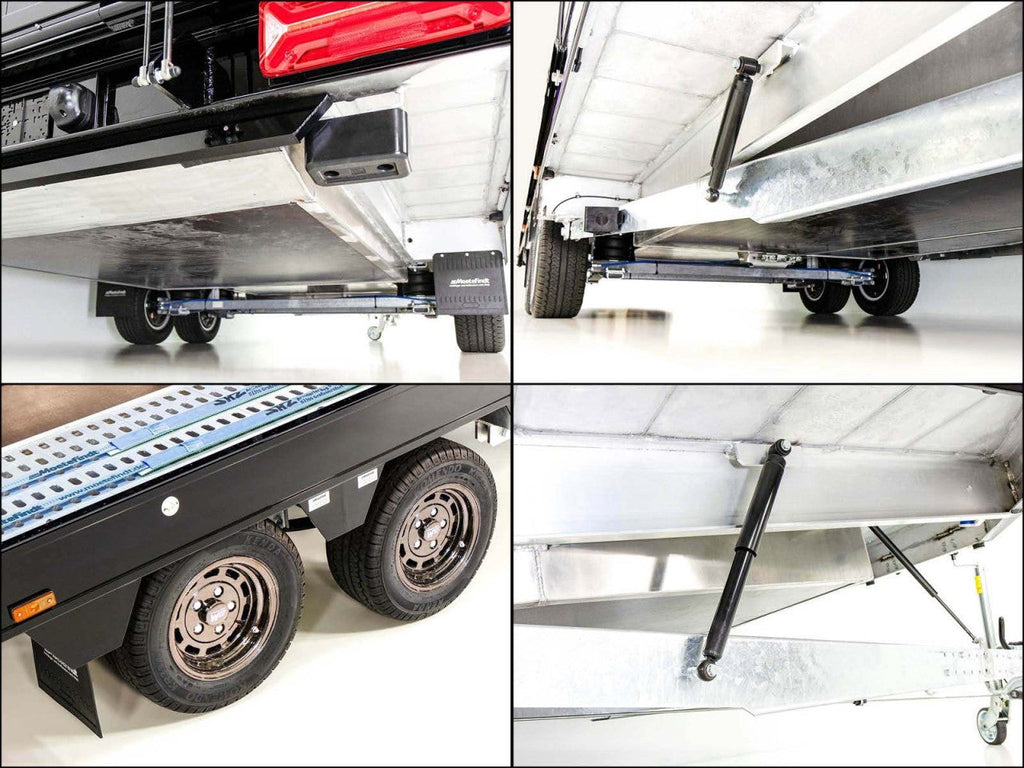 Moetefindt Autotransportanhänger Plane FTP235 235x550cm 3,5t Höhe:180cm|schwarze Felgen-Neu