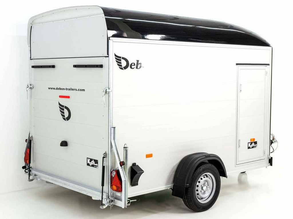Debon Kofferanhänger C400 164x315cm H:200cm 1,3t|Alu, Polybug|Tür|schwarz-Neu