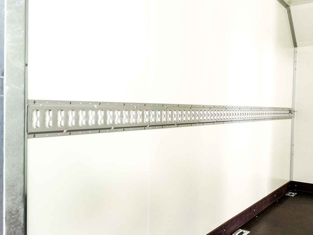 Vezeko Kofferanhänger 184x355cm Höhe: 205cm 2,7t|45°|Tür|silber-Neu
